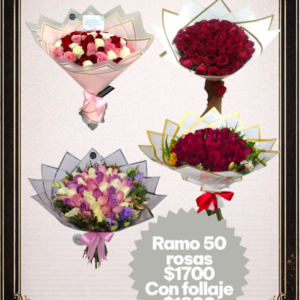 Ramo de 50 rosas
